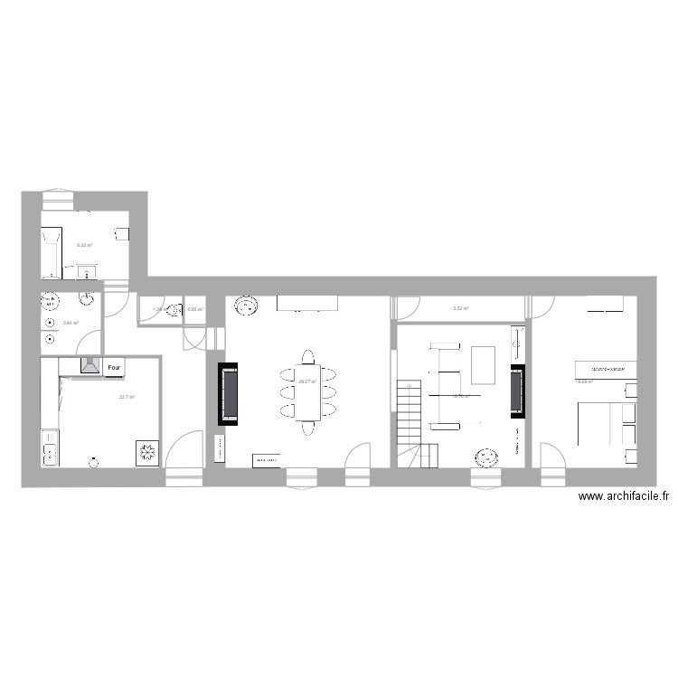 PLAN MAISON EMY ET THOM étage aménagement 3. Plan de 0 pièce et 0 m2
