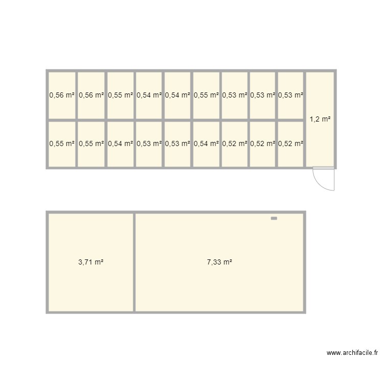 mur sauna. Plan de 0 pièce et 0 m2