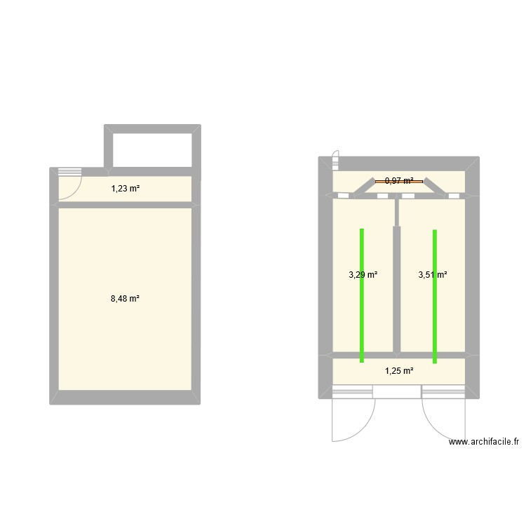 PROJET CHEVRERIE 300. Plan de 0 pièce et 0 m2