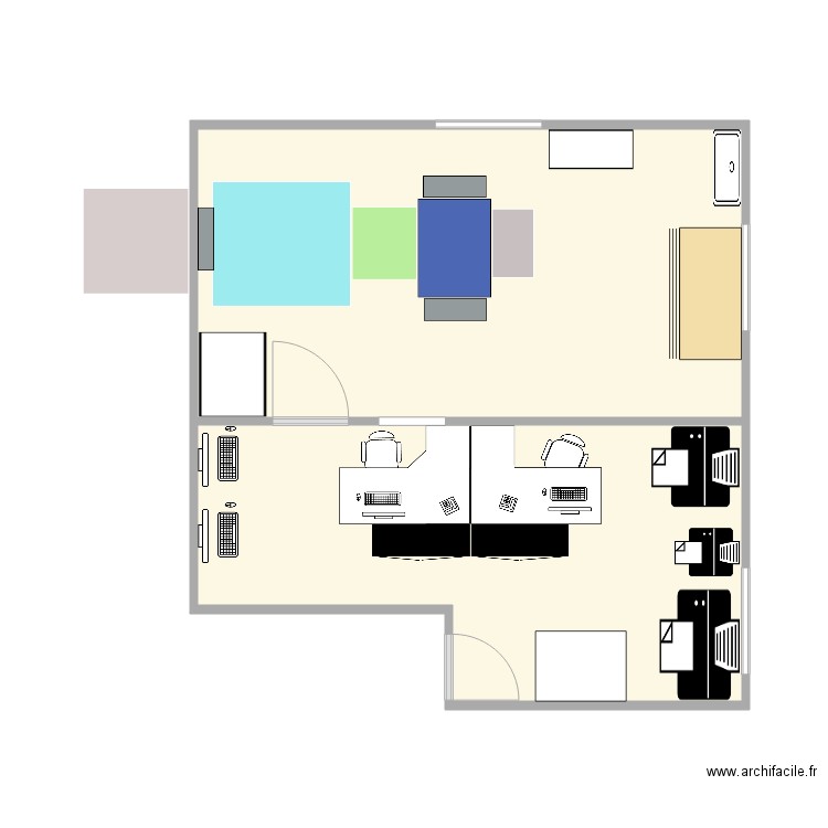 Atelier PrePresse 3. Plan de 0 pièce et 0 m2