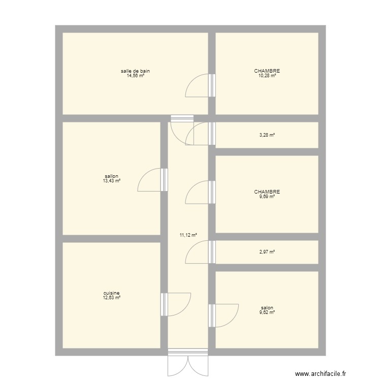 kirat. Plan de 0 pièce et 0 m2