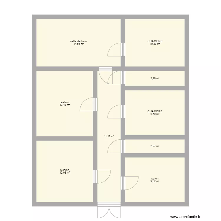 kirat. Plan de 0 pièce et 0 m2