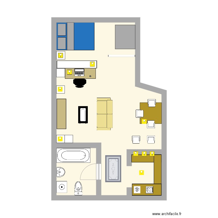 Cocagne 49 bussigny2. Plan de 0 pièce et 0 m2