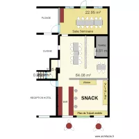 Le St Michel SNACK  salle s&eacute;minaire