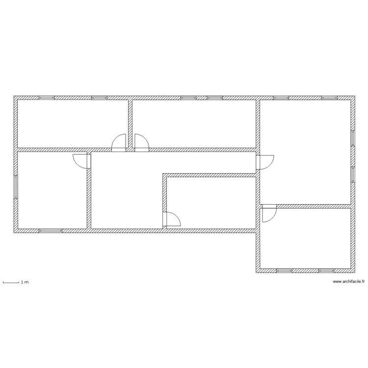 Maison haut. Plan de 