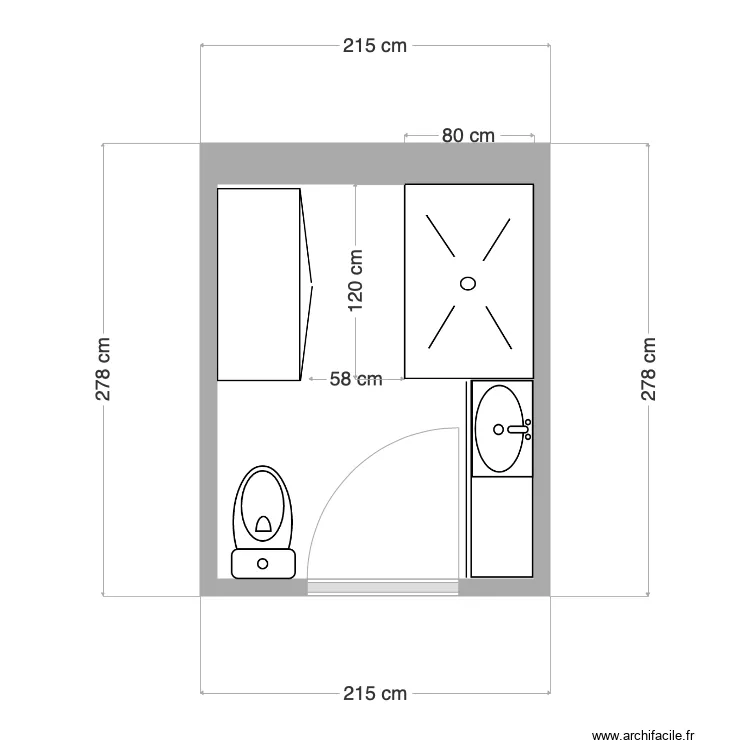 salle de bain Am&eacute;ricains Nantes 3. Plan de 