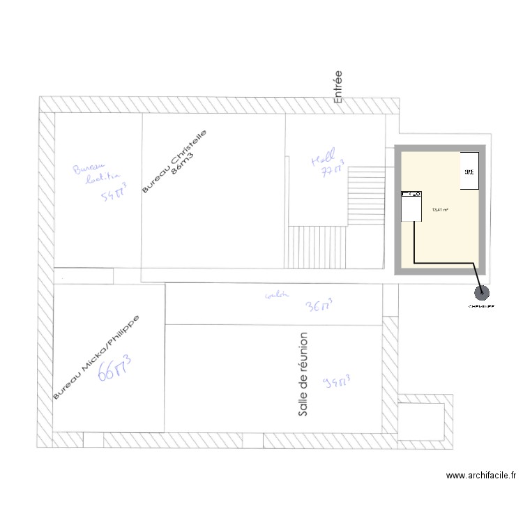 SMEVH Actuel. Plan de 0 pièce et 0 m2
