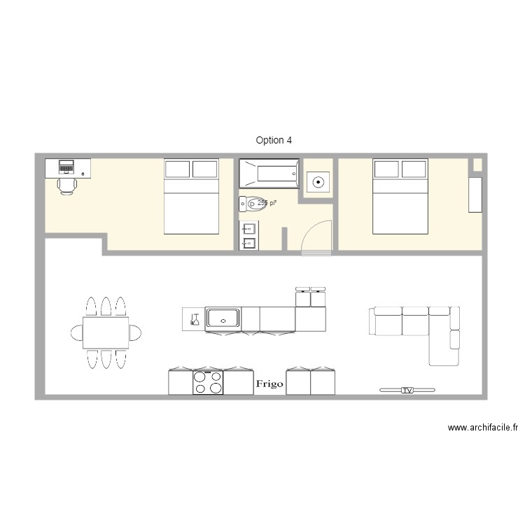 5093 Chambord Option 4. Plan de 0 pièce et 0 m2