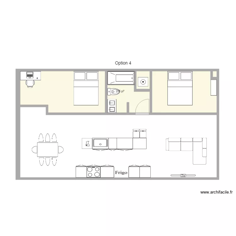 5093 Chambord Option 4. Plan de 