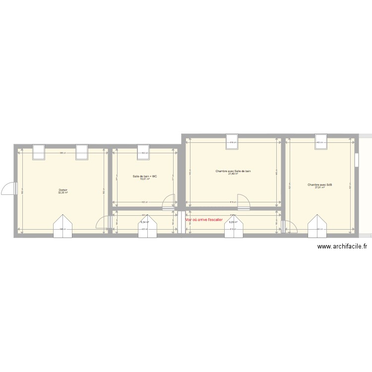 Le Pressoir étage Proposition 2. Plan de 0 pièce et 0 m2