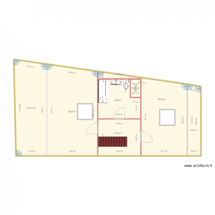 trichot 01. Plan de 0 pièce et 0 m2