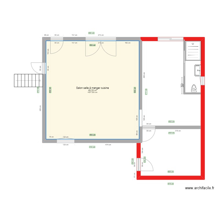 extension 3 maison Villerest. Plan de 0 pièce et 0 m2