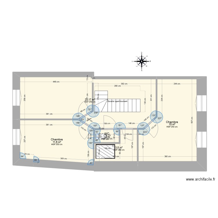georgette etage. Plan de 0 pièce et 0 m2