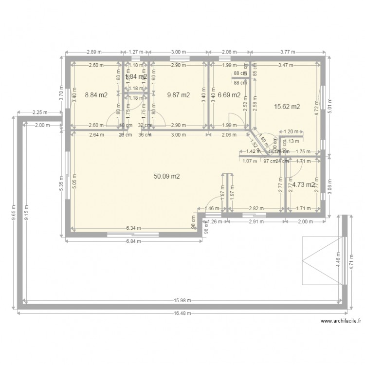 plan 3. Plan de 0 pièce et 0 m2