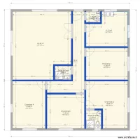 Maison de Guehouo version plein pied variante