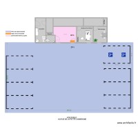 LES PETITS PAS DE LA ROSE apr&egrave;s travaux vue parking