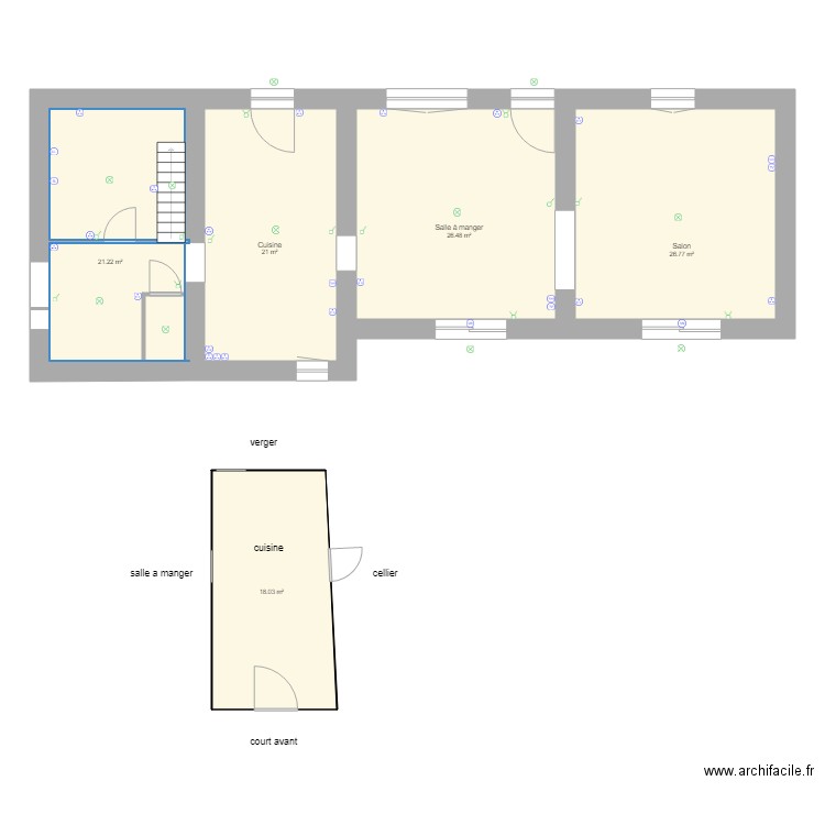 COURTEL. Plan de 0 pièce et 0 m2