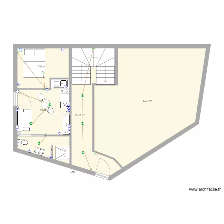 faventine v2. Plan de 