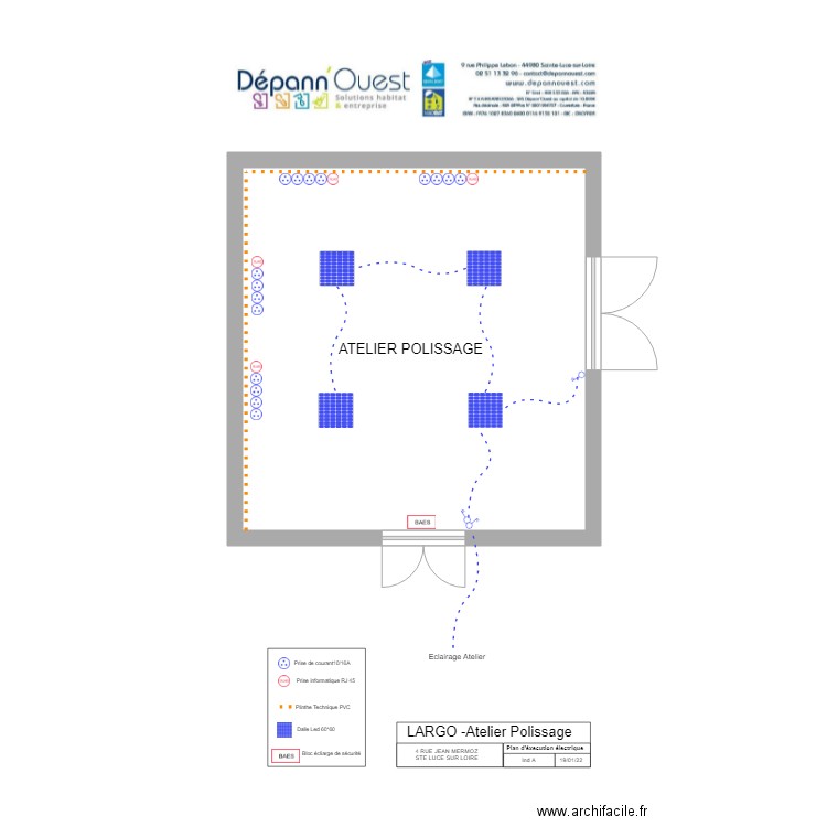 Largo Polissage . Plan de 0 pièce et 0 m2