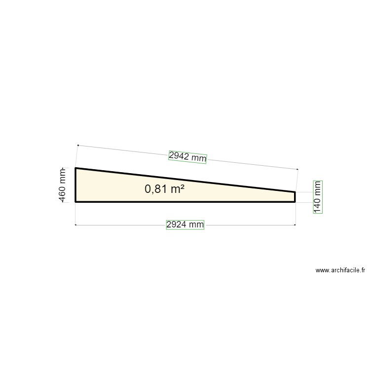 Plan de la Tôle de la pergola. Plan de 0 pièce et 0 m2