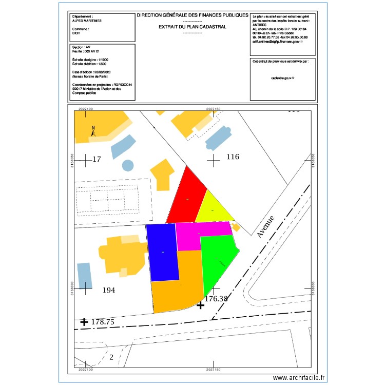 PLAN BIOT03. Plan de 0 pièce et 0 m2