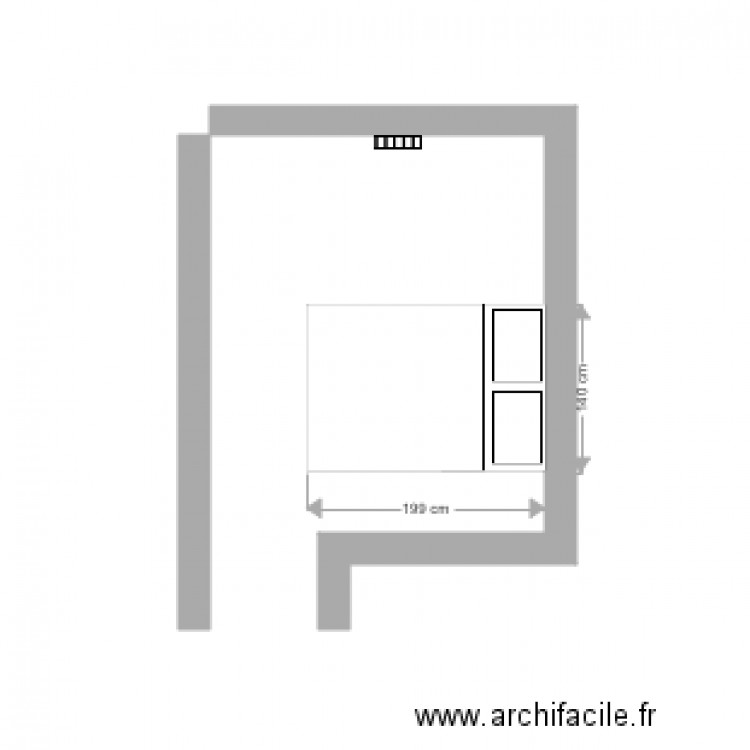 Chambre. Plan de 0 pièce et 0 m2