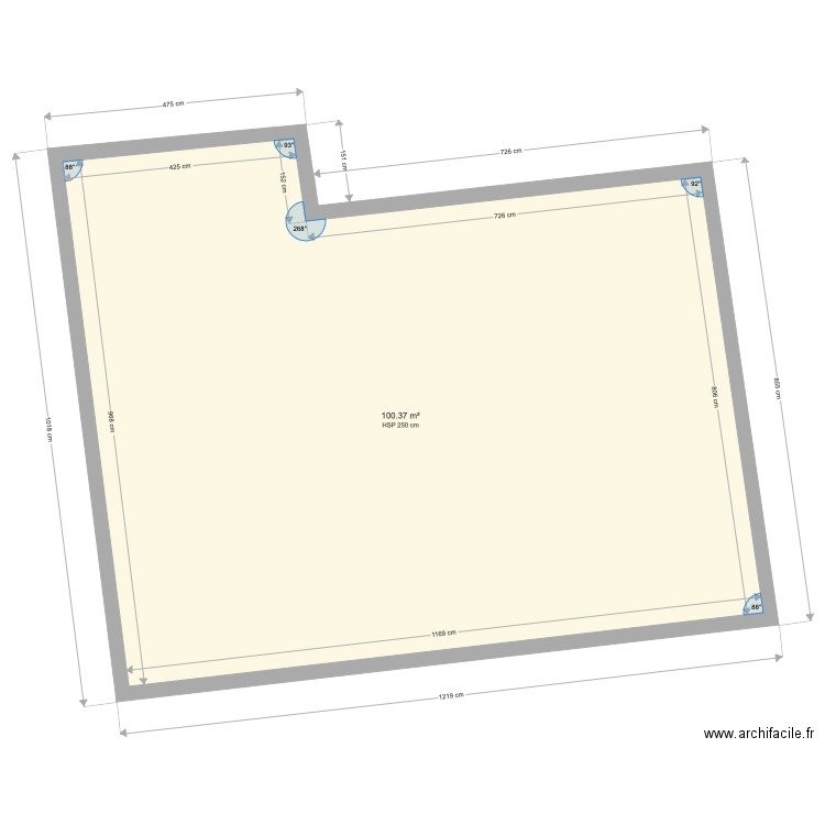 plan du cadastre. Plan de 0 pièce et 0 m2