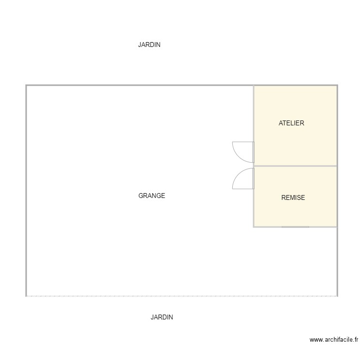 PARPILLON AM. Plan de 3 pièces et 97 m2