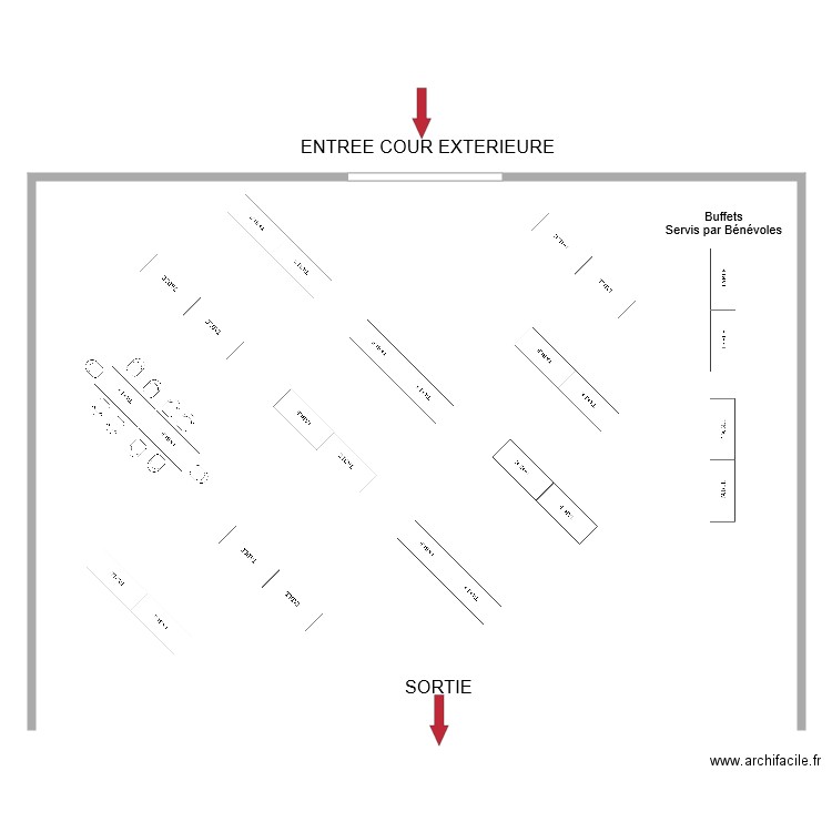 COUR EXTERIEURE. Plan de 0 pièce et 0 m2