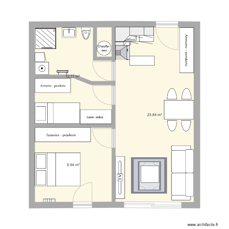 Appartement entier genovese. Plan de 0 pièce et 0 m2