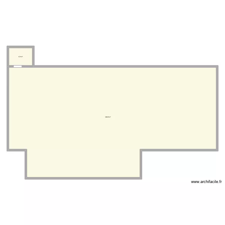 pior velho loja. Plan de 