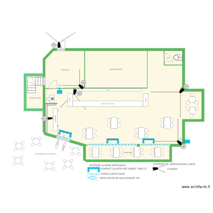 BAR TABAC LE DIPLOMATE. Plan de 0 pièce et 0 m2