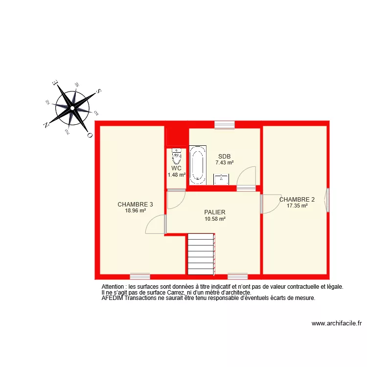 BI 6324 ETAGE. Plan de 