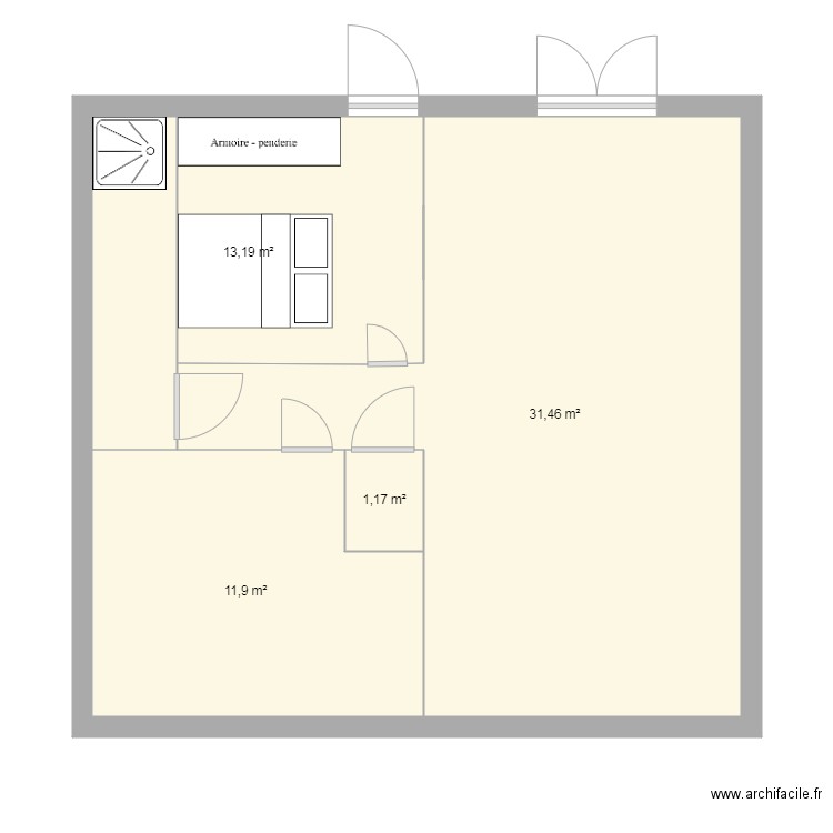 TRIAL 1. Plan de 0 pièce et 0 m2