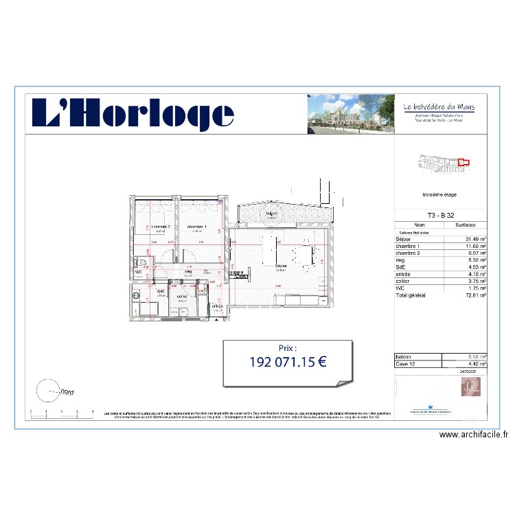 projet clinique. Plan de 0 pièce et 0 m2