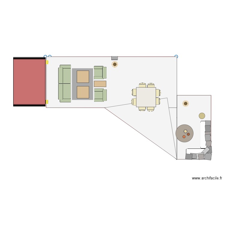 terrasse vallauris  DEDON. Plan de 0 pièce et 0 m2