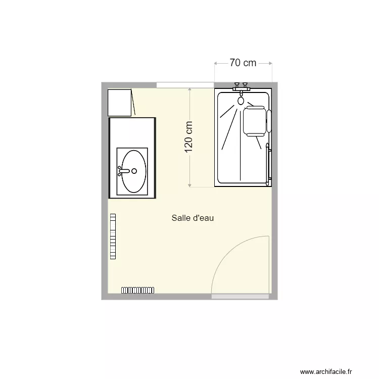 plan apr&egrave;s travaux le duc bis. Plan de 