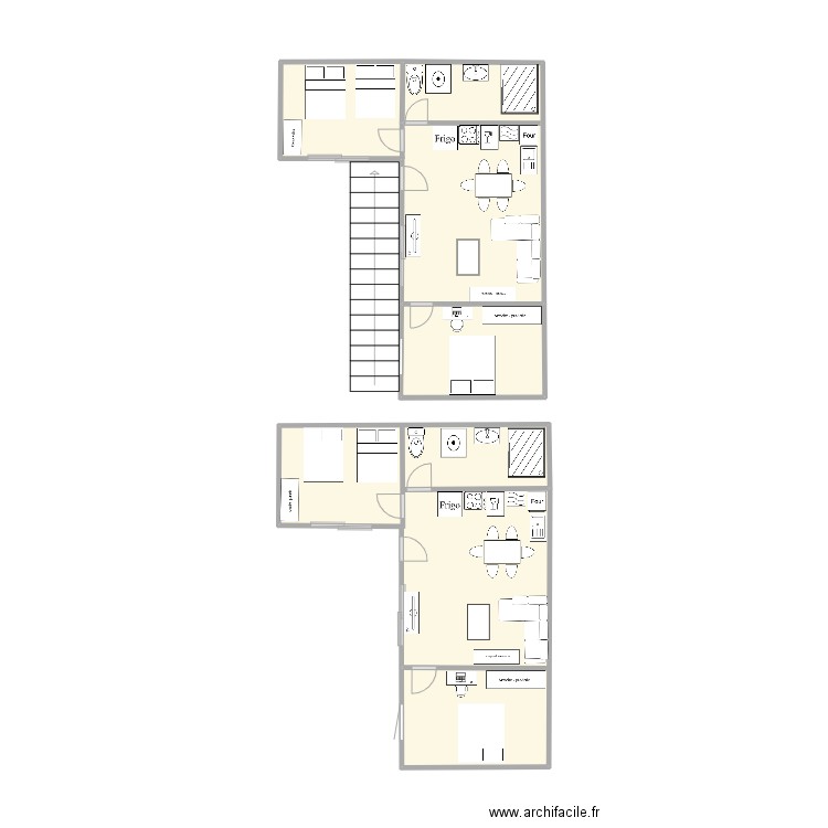 Pergolese entier. Plan de 0 pièce et 0 m2