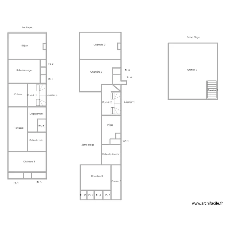 republique charle 32. Plan de 