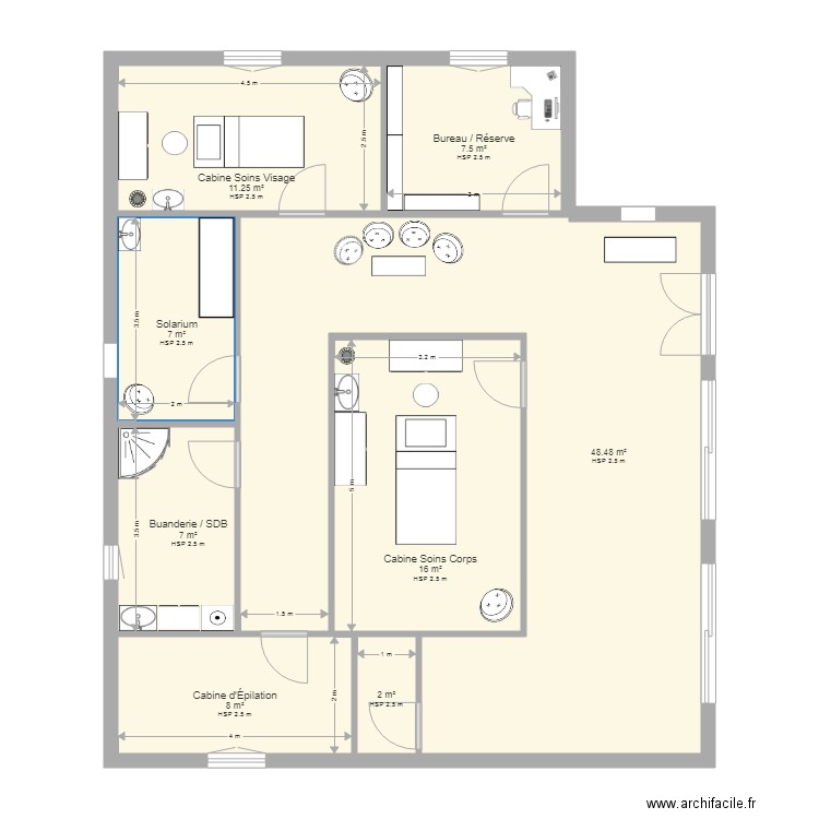 INSTITUT MYLENE LPB. Plan de 0 pièce et 0 m2