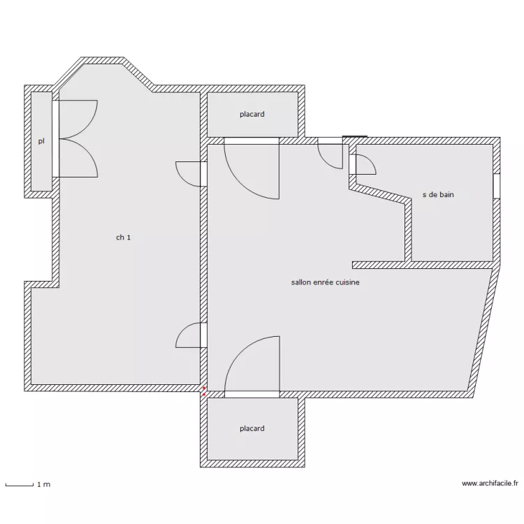 Dole appart 1. Plan de 