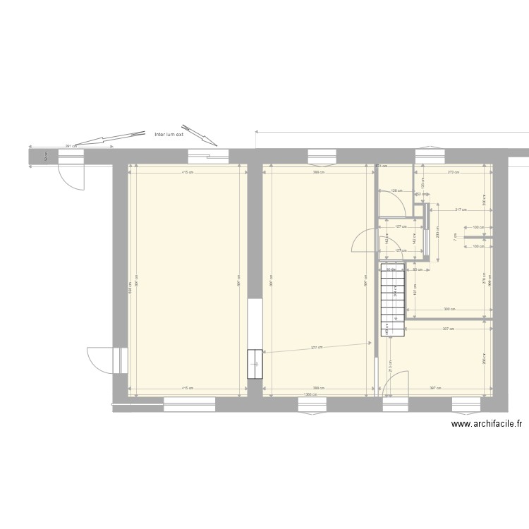 Laurent R de CH. Plan de 7 pièces et 96 m2