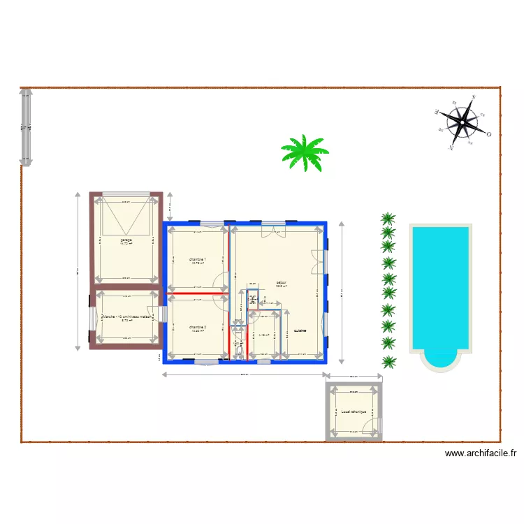 plan maison Yvon et Fran&ccedil;oise 8. Plan de 