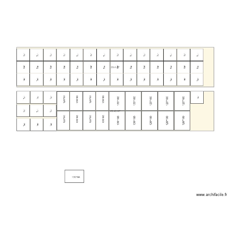 container40. Plan de 0 pièce et 0 m2