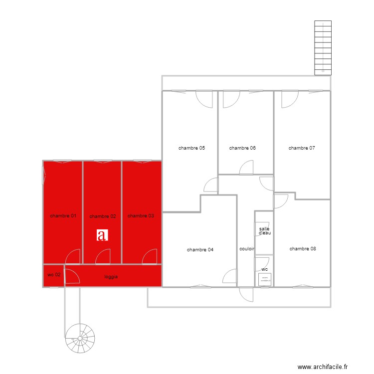 salvert bat 1 etage. Plan de 0 pièce et 0 m2