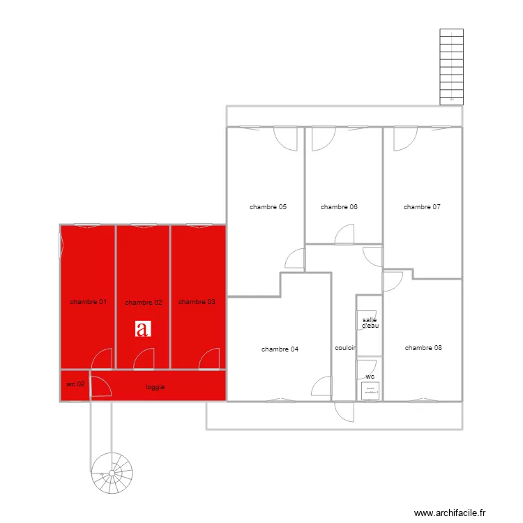 salvert bat 1 etage. Plan de salvert bat 1 etage. Plan de