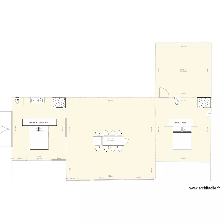 rez de jardin Valerie. Plan de 