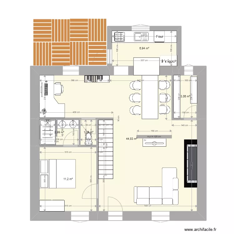 Maison ChachAurelien. Plan de 