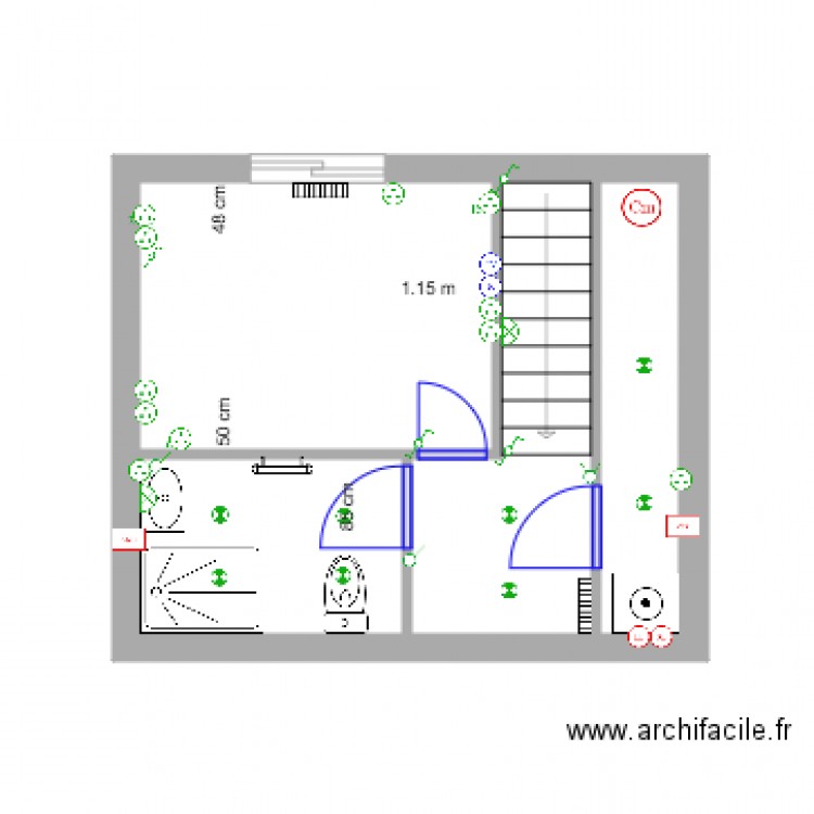 sous sol royere ELEC le 20 nov 2017 avec modif. Plan de 0 pièce et 0 m2