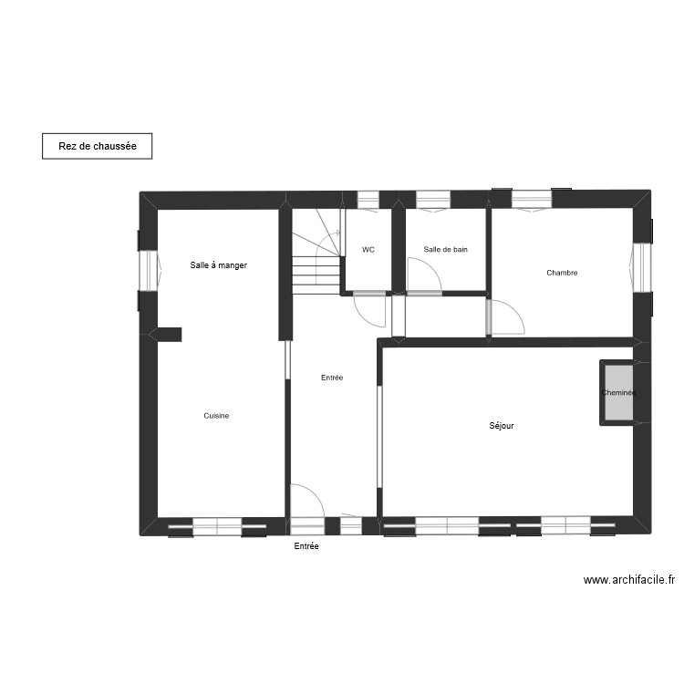 Plan_CASFIKIS. Plan de 17 pièces et 156 m2